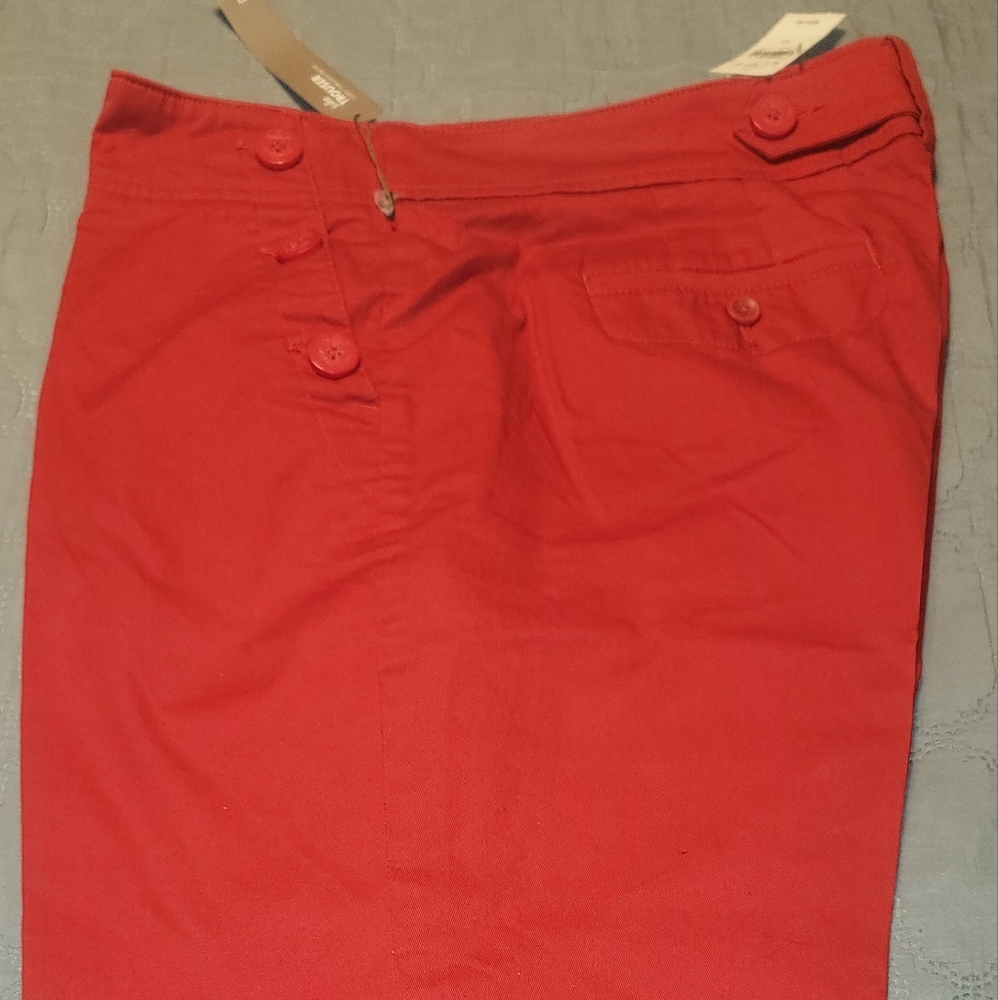Red Ann Taylor LOFT Trousers - Size 12
